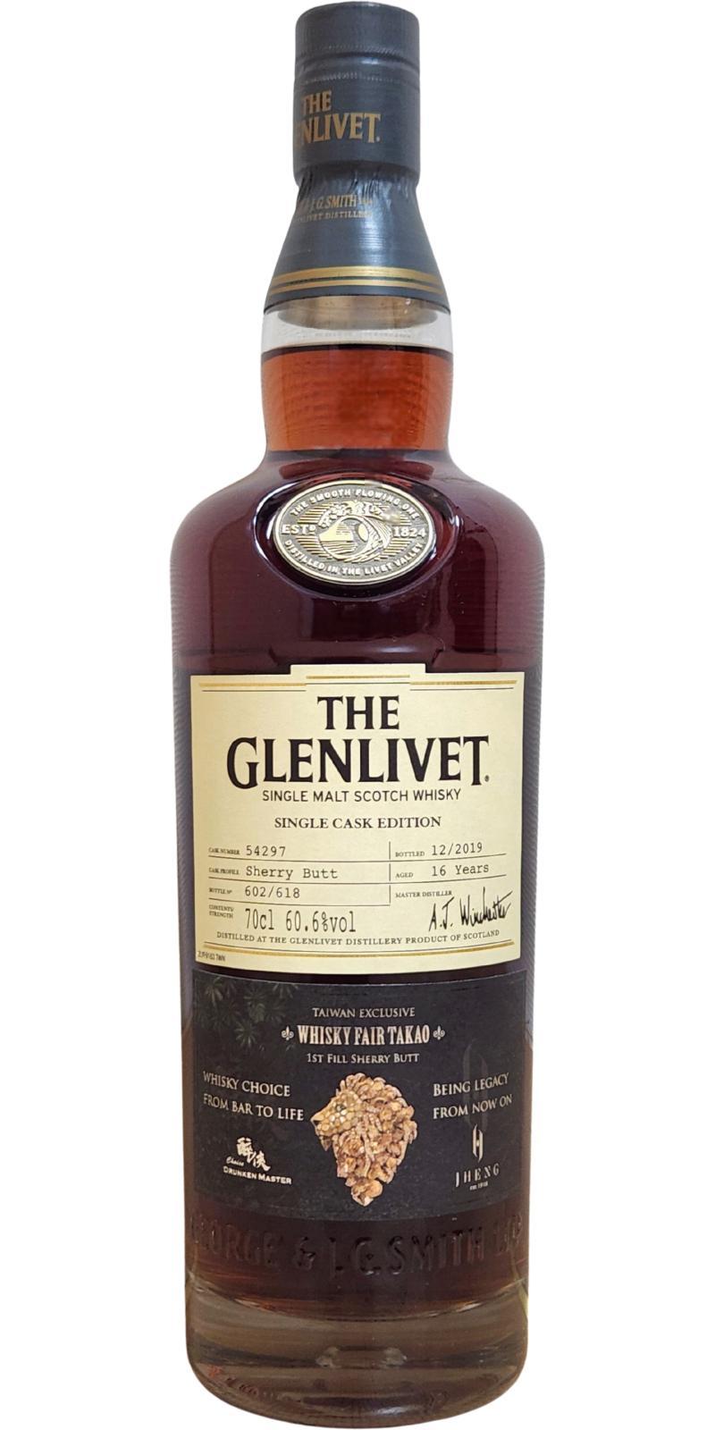 Glenlivet 16-year-old  Single Cask Edition