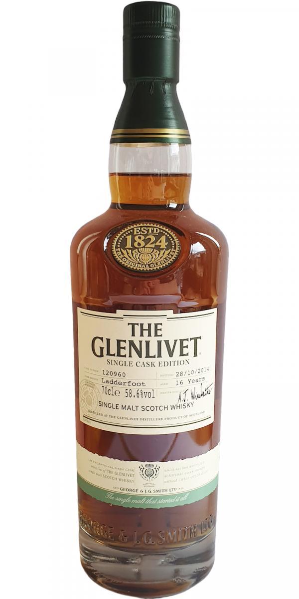 Glenlivet 16-year-old - Ladderfoot  Single Cask Edition