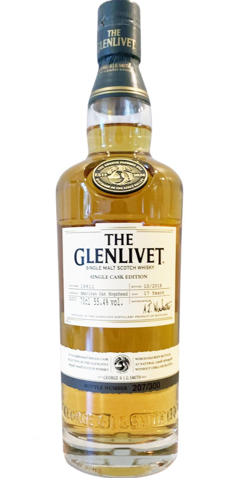 Glenlivet 17-year-old  Single Cask Edition
