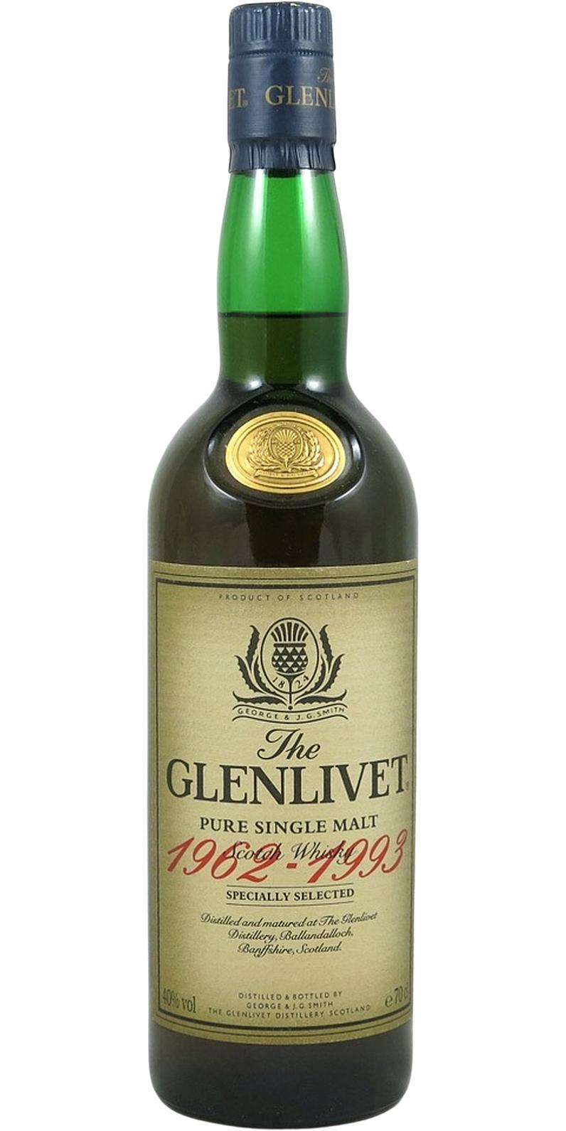 Glenlivet 18-year-old  Pure Single Malt - Specially Selected