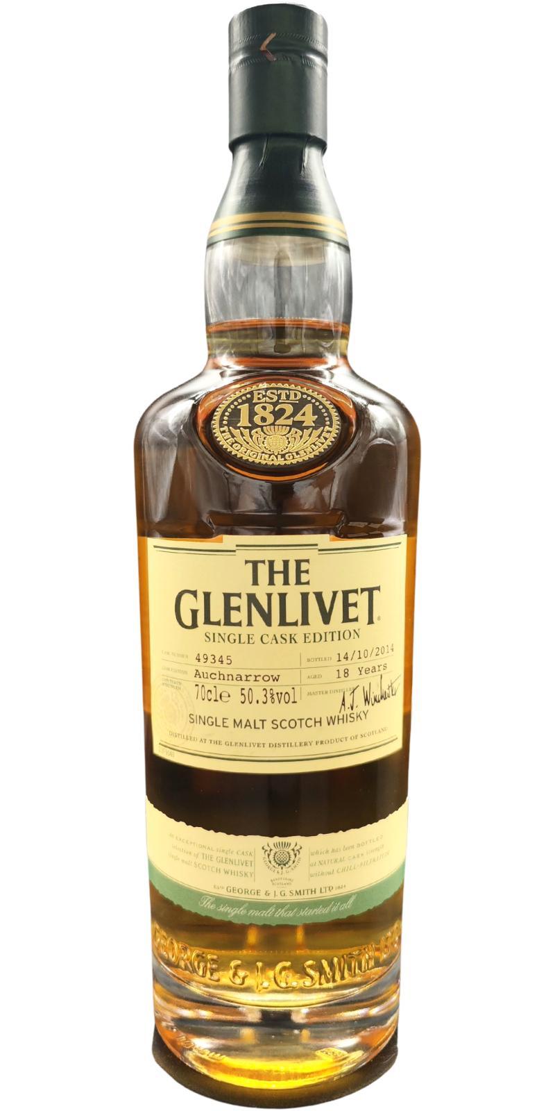 Glenlivet 18-year-old  Single Cask Edition
