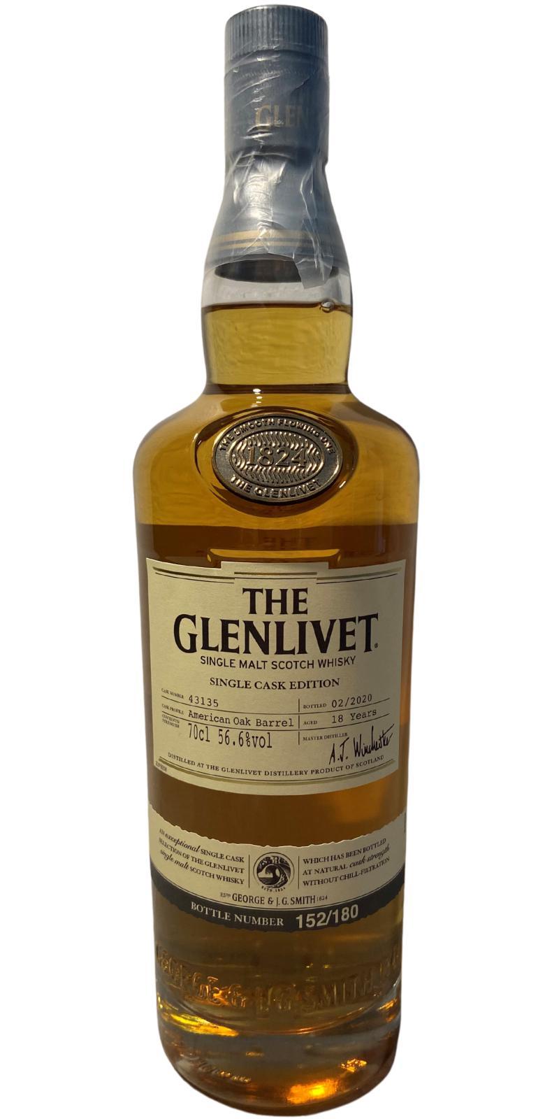 Glenlivet 18-year-old  Single Cask Edition
