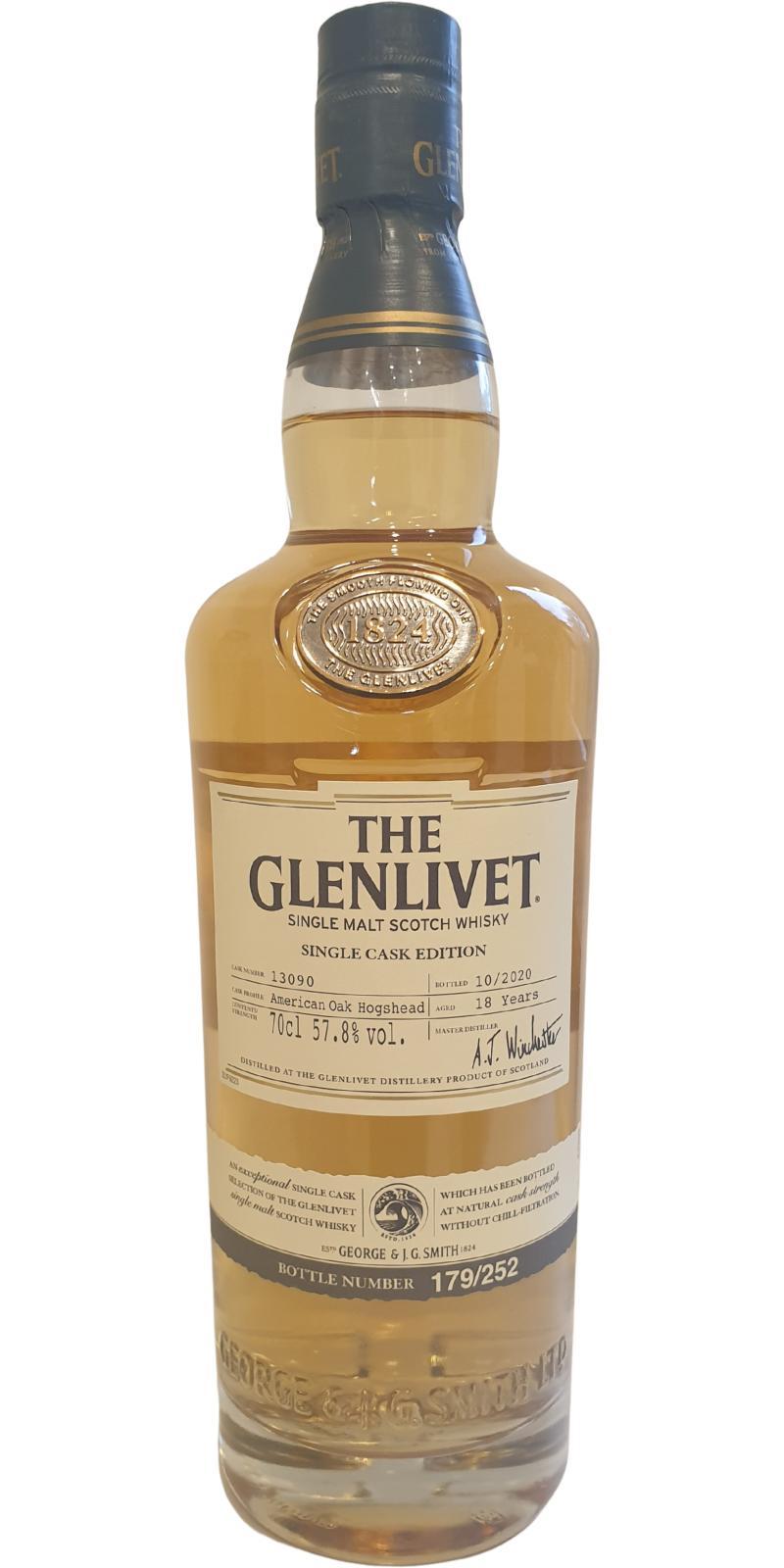 Glenlivet 18-year-old  Single Cask Edition
