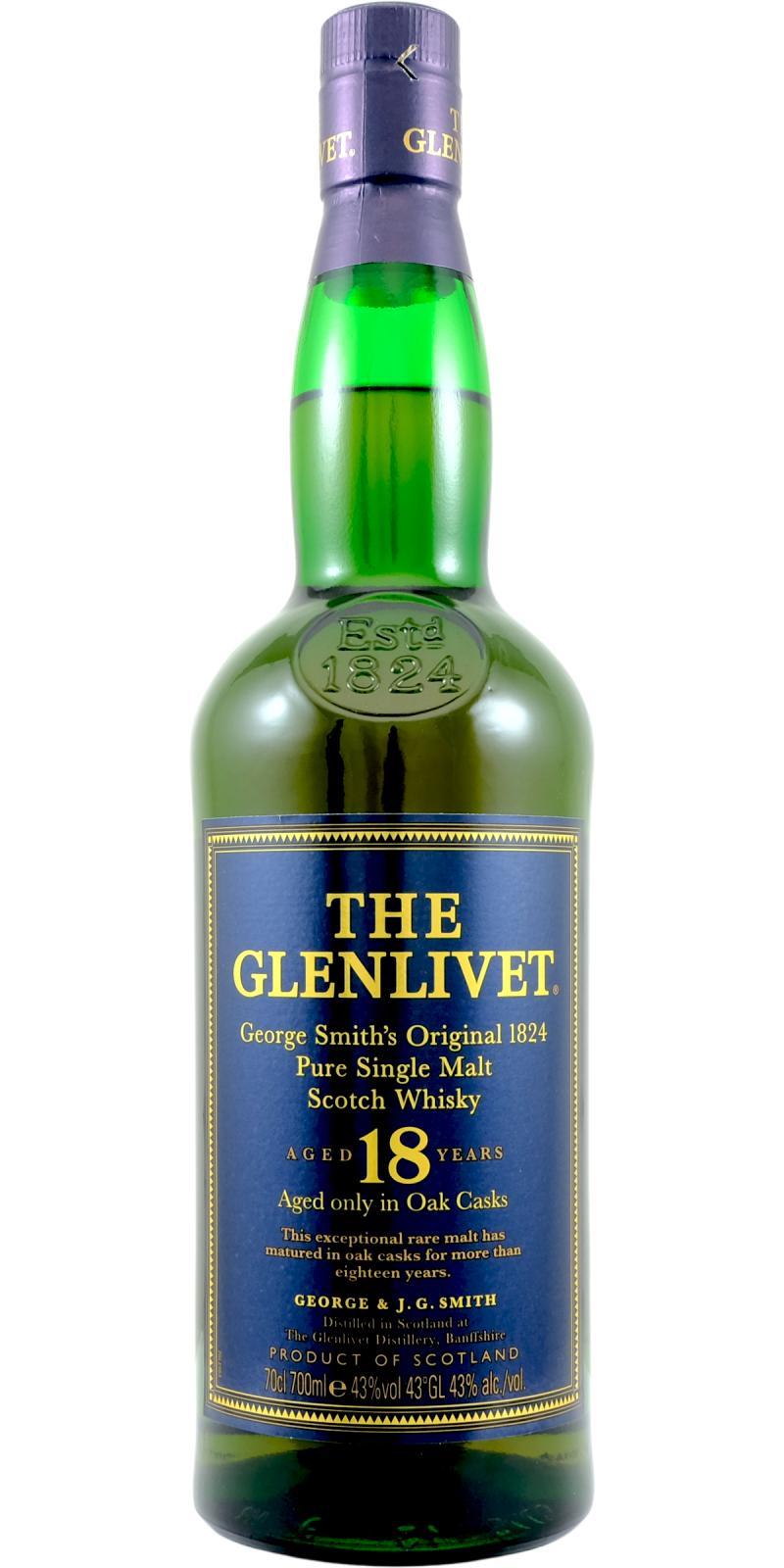 Glenlivet 18-year-old  Dark Label
