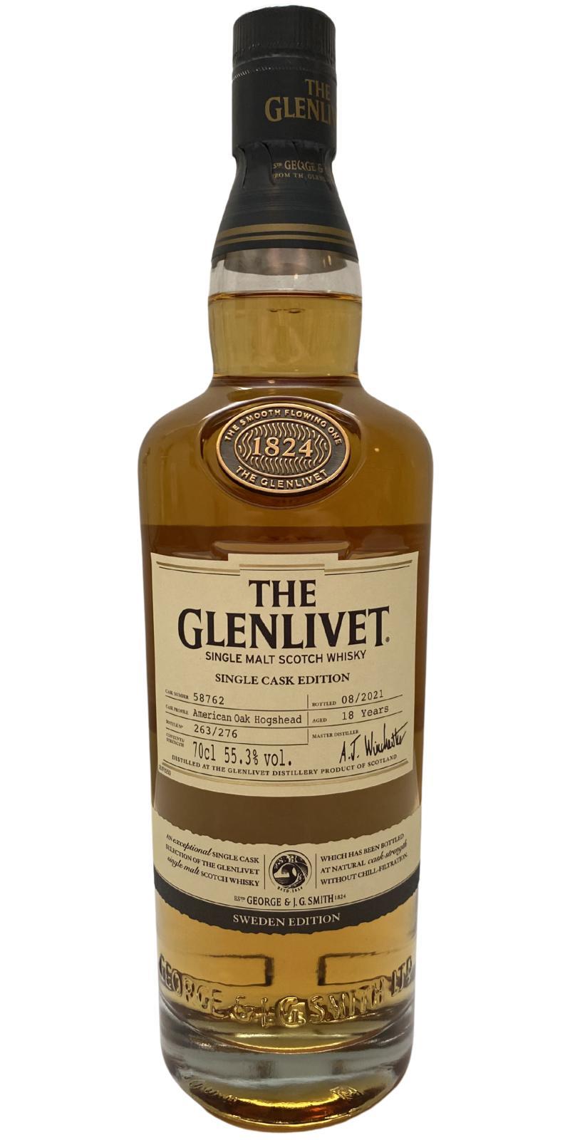 Glenlivet 18-year-old  Single Cask Edition