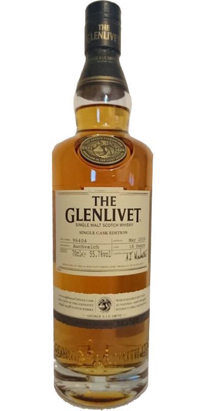 Glenlivet 18-year-old - Auchvaich  Single Cask Edition