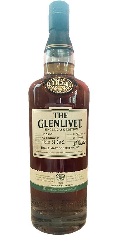 Glenlivet 18-year-old - Clashnoir  Single Cask Edition