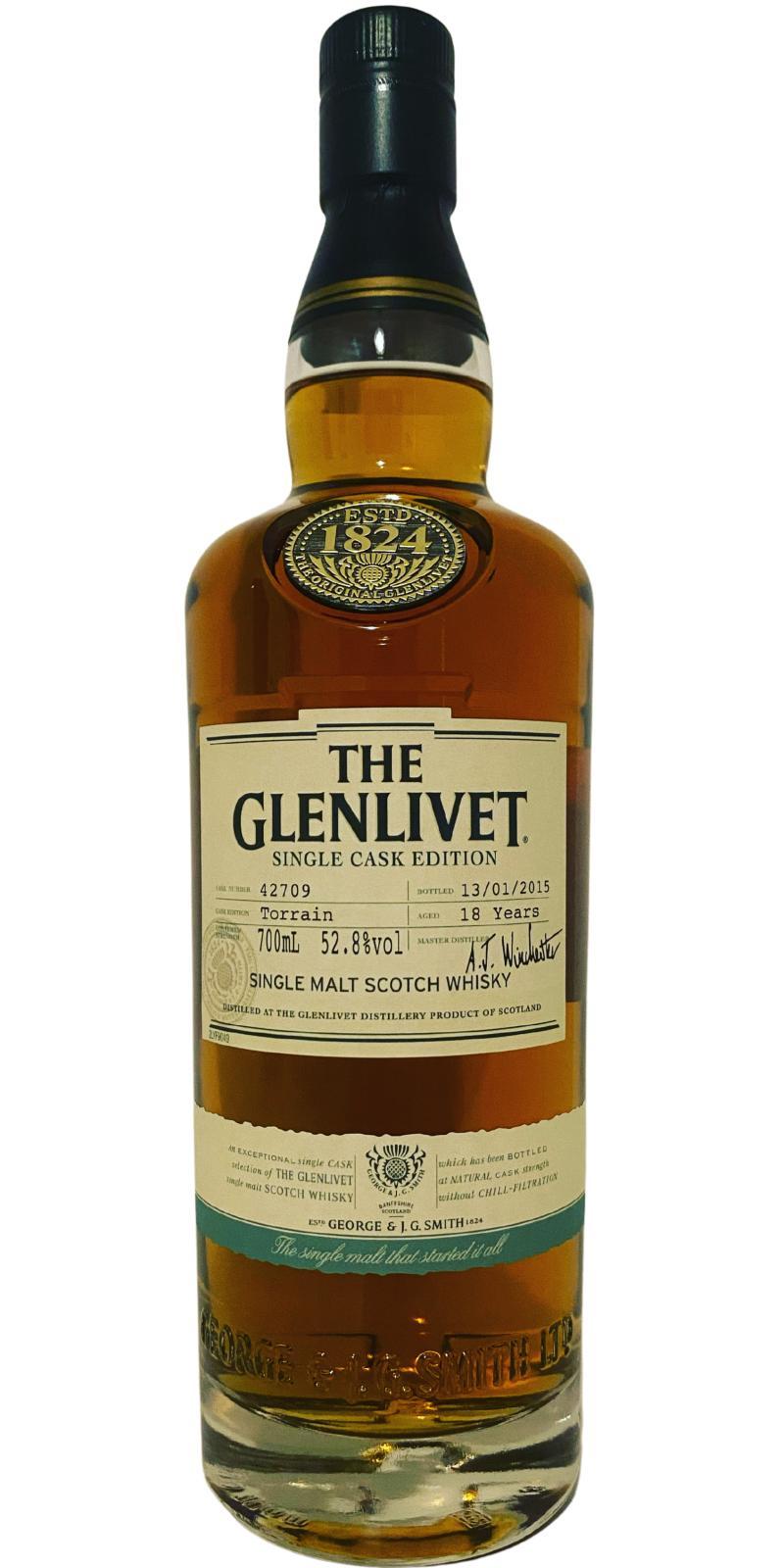 Glenlivet 18-year-old - Torrain  Single Cask Edition