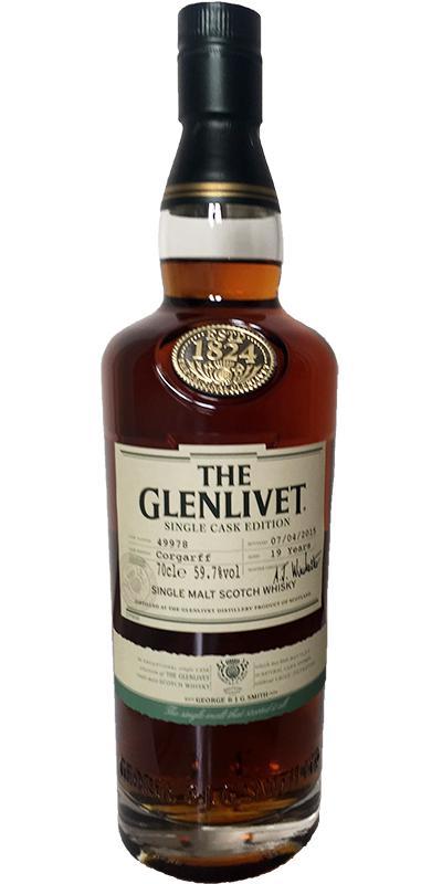 Glenlivet 19-year-old - Corgarff  Single Cask Edition