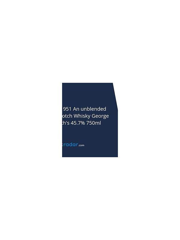 Glenlivet 1951  An unblended all malt Scotch Whisky, George & J.G. Smith's