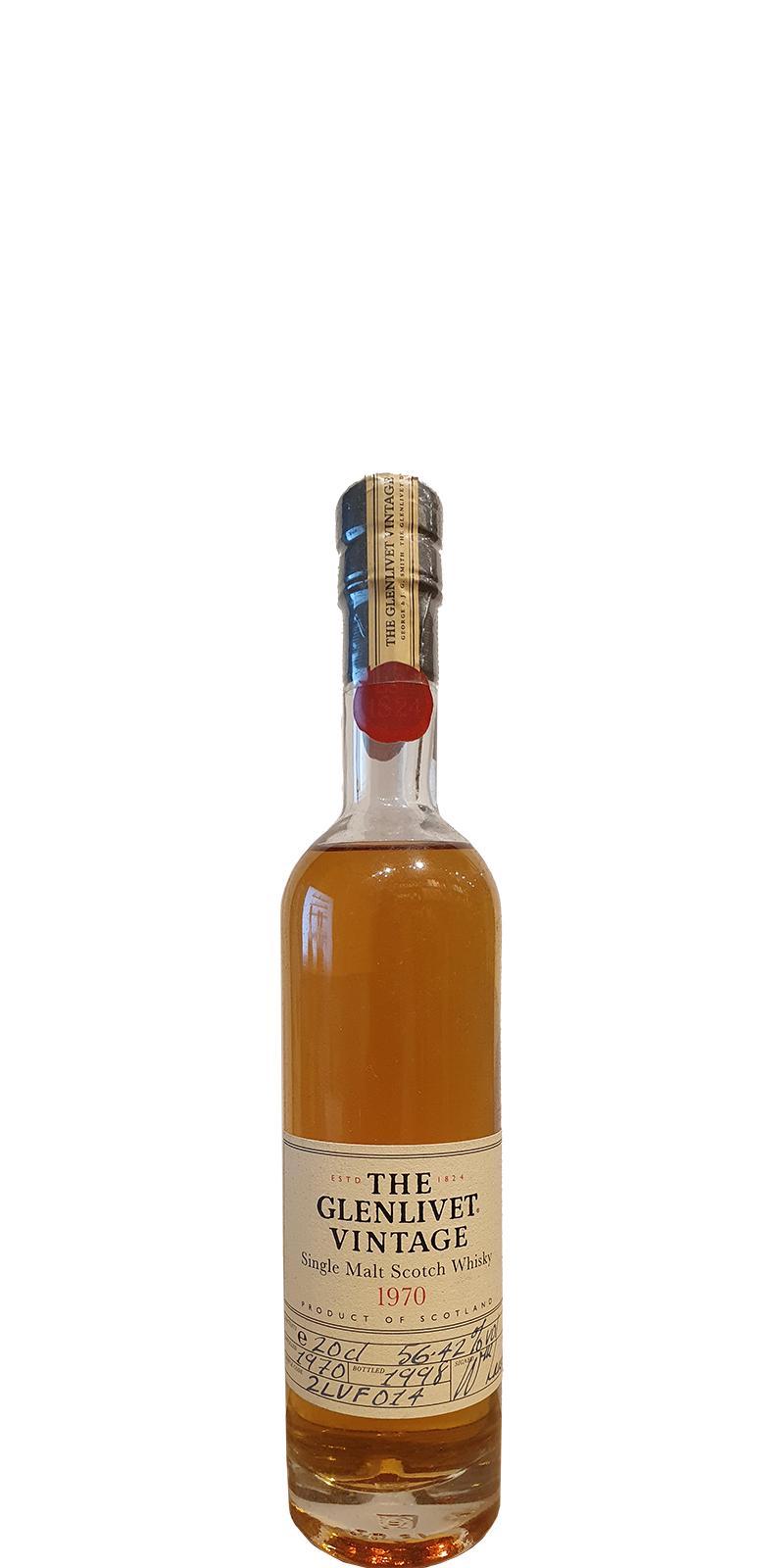 Glenlivet 1970  Vintage