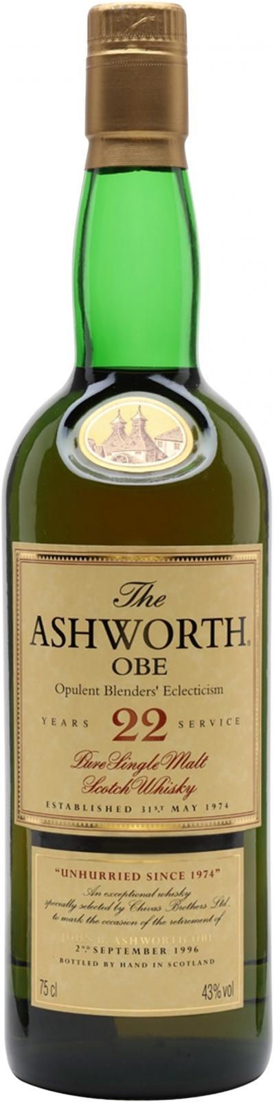 Glenlivet 1974  The Ashworth Opulent Blenders Eclecticism