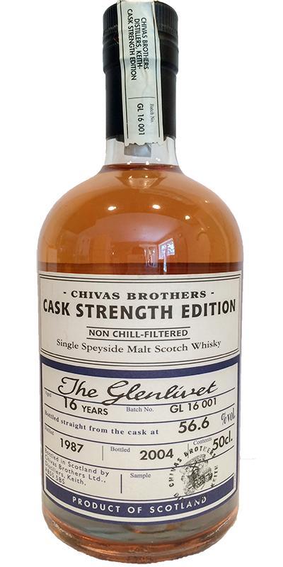 Glenlivet 1987  Chivas Brothers - Cask Strength Edition