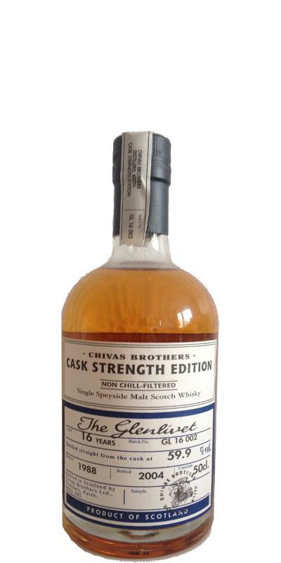 Glenlivet 1988  Chivas Brothers - Cask Strength Edition