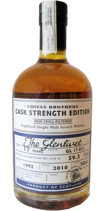 Glenlivet 1992  Chivas Brothers - Cask Strength Edition