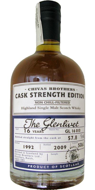 Glenlivet 1992  Chivas Brothers - Cask Strength Edition