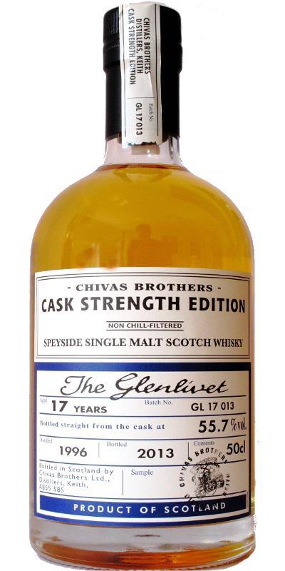 Glenlivet 1996  Chivas Brothers - Cask Strength Edition