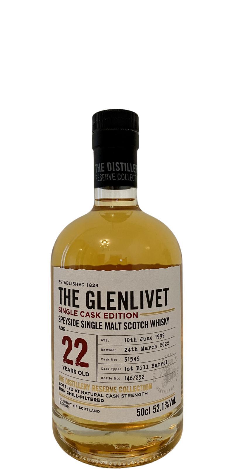 Glenlivet 1999  The Distillery Reserve Collection