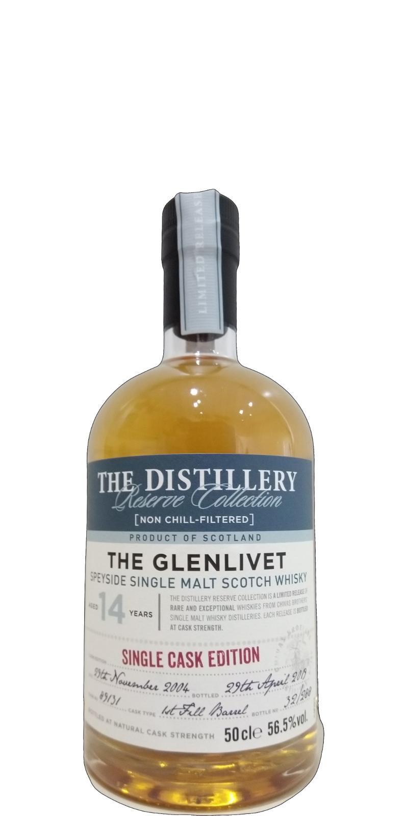 Glenlivet 2004  The Distillery Reserve Collection