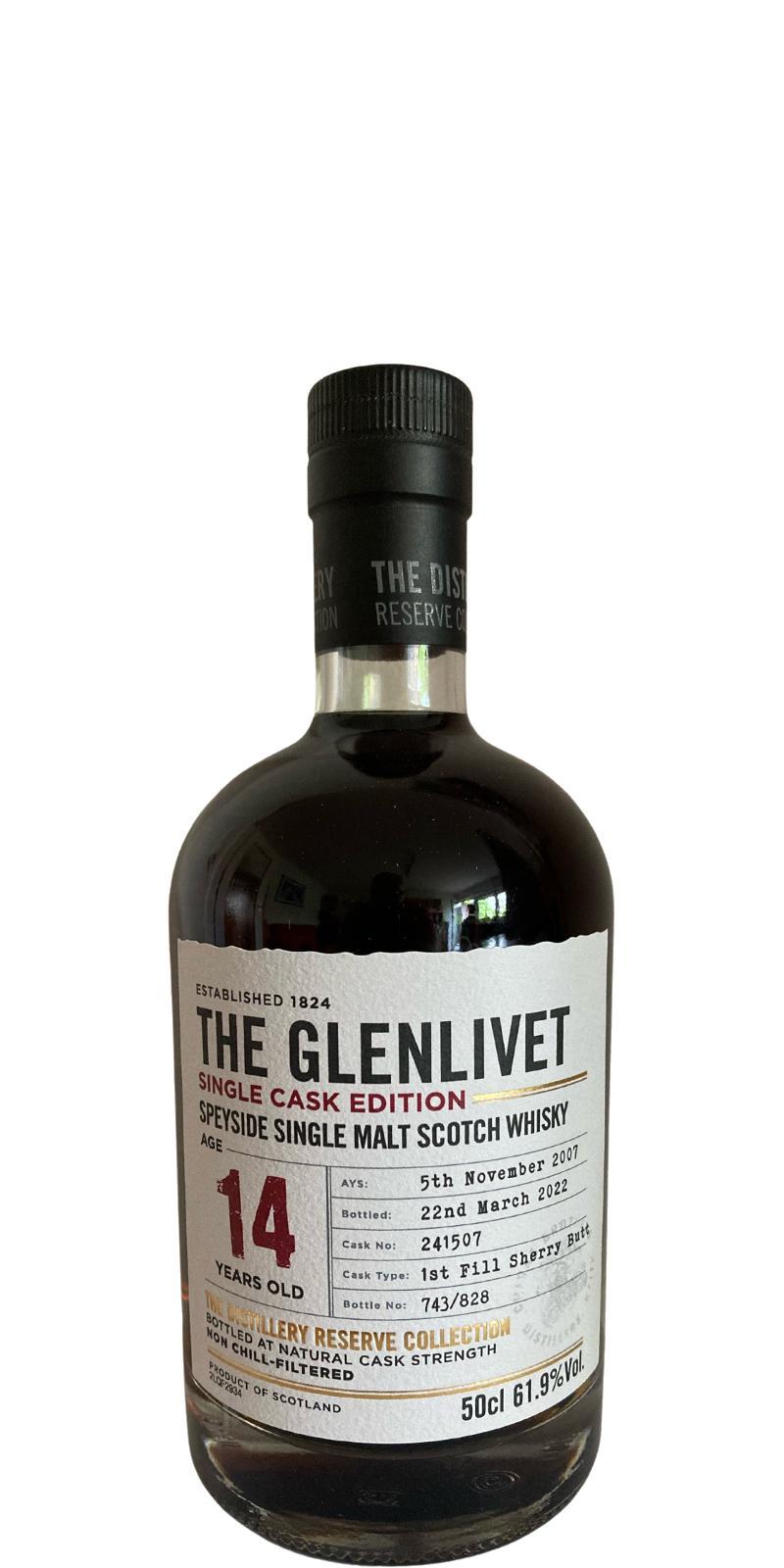 Glenlivet 2007  Distillery Reserve Collection