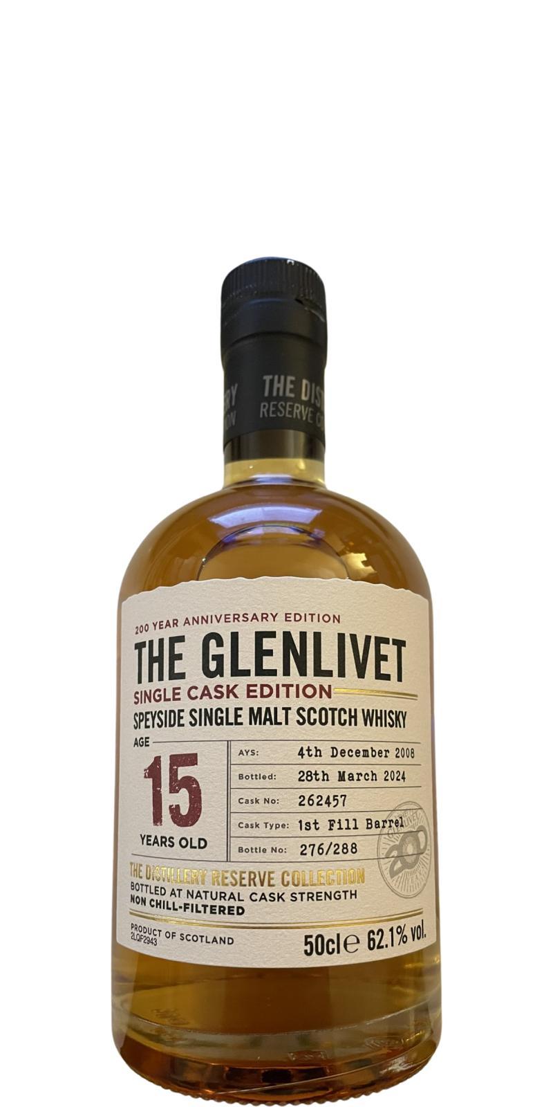 Glenlivet 2008  The Distillery Reserve Collection