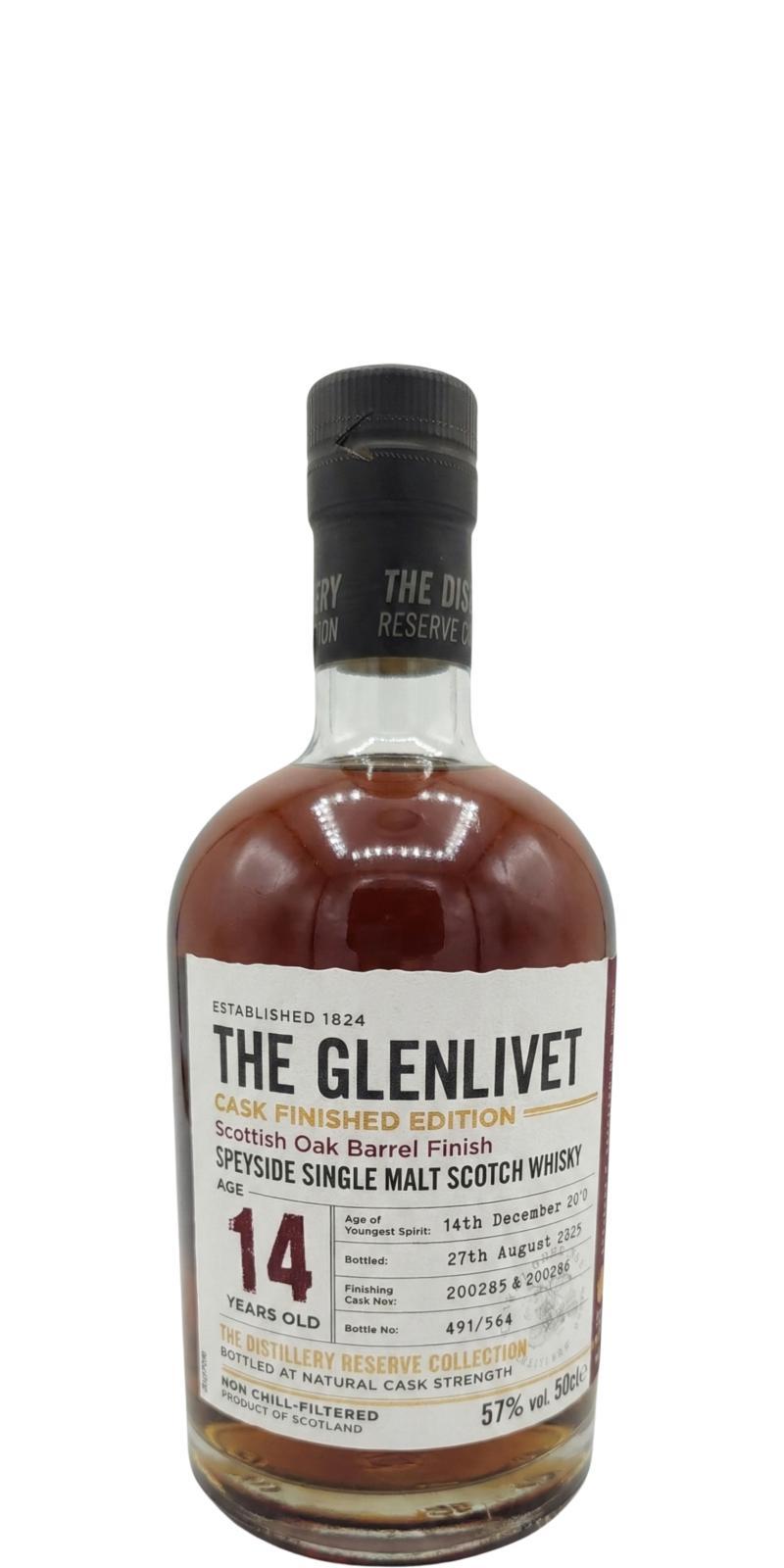 Glenlivet 2010  The Distillery Reserve Collection - Cask Finished Edition