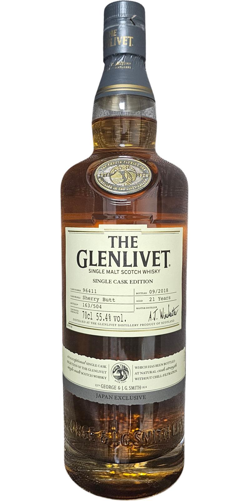 Glenlivet 21-year-old  Single Cask Edition