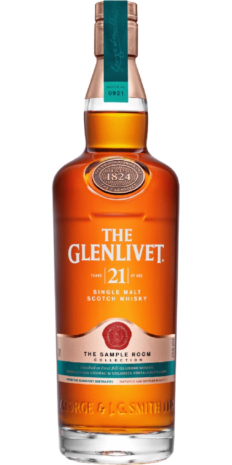 Glenlivet 21-year-old  The Sample Room Collection