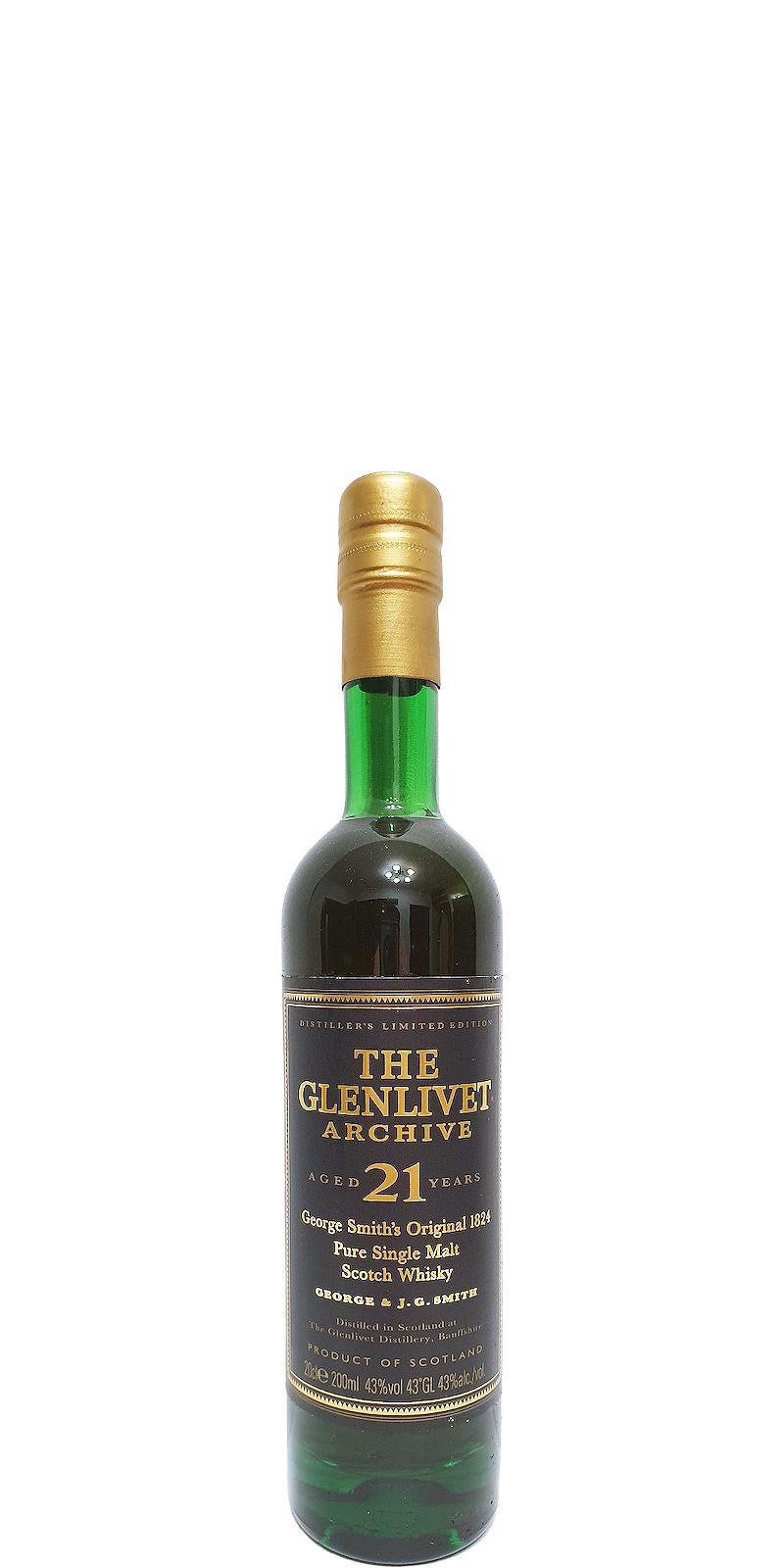 Glenlivet 21-year-old  Archive