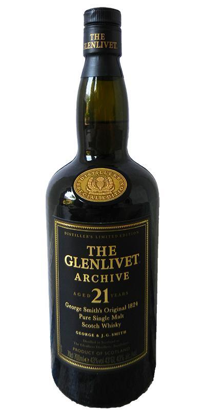 Glenlivet 21-year-old - Archive  Distiller's Limited Edition