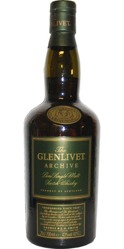 Glenlivet Archive  Pure Single Malt - Green label