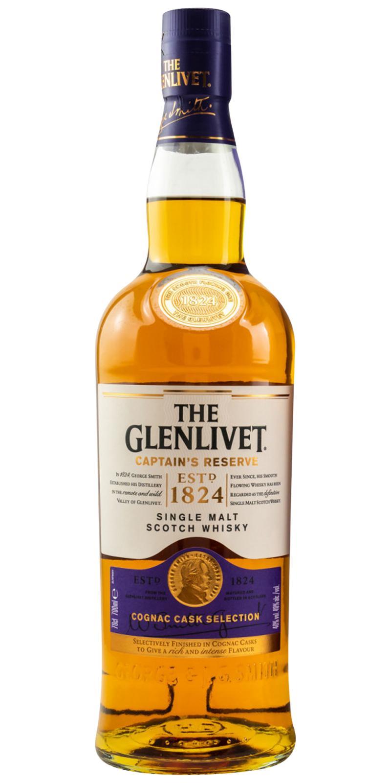 Glenlivet Captain's Reserve  Cognac Cask Selection