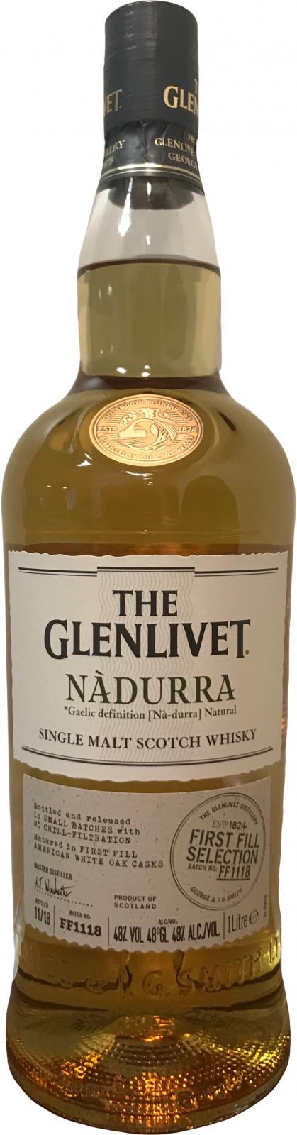 Glenlivet Nádurra - 1st Fill Selection  Batch FF1118