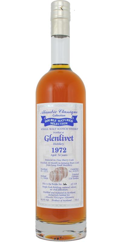 Glenlivet 1972 AC  Double Matured Selection