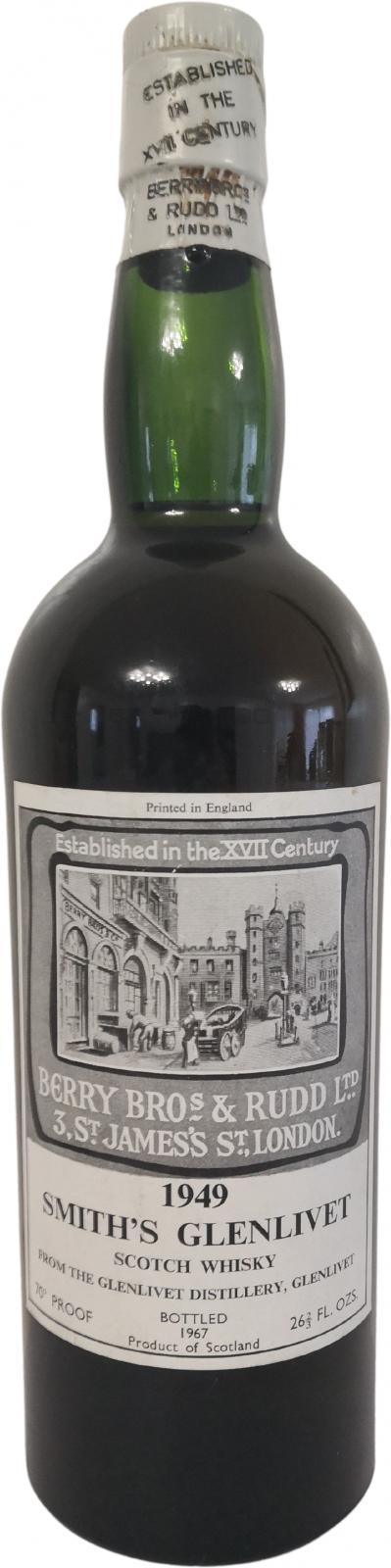 Glenlivet 1949 BR  Smith's Glenlivet