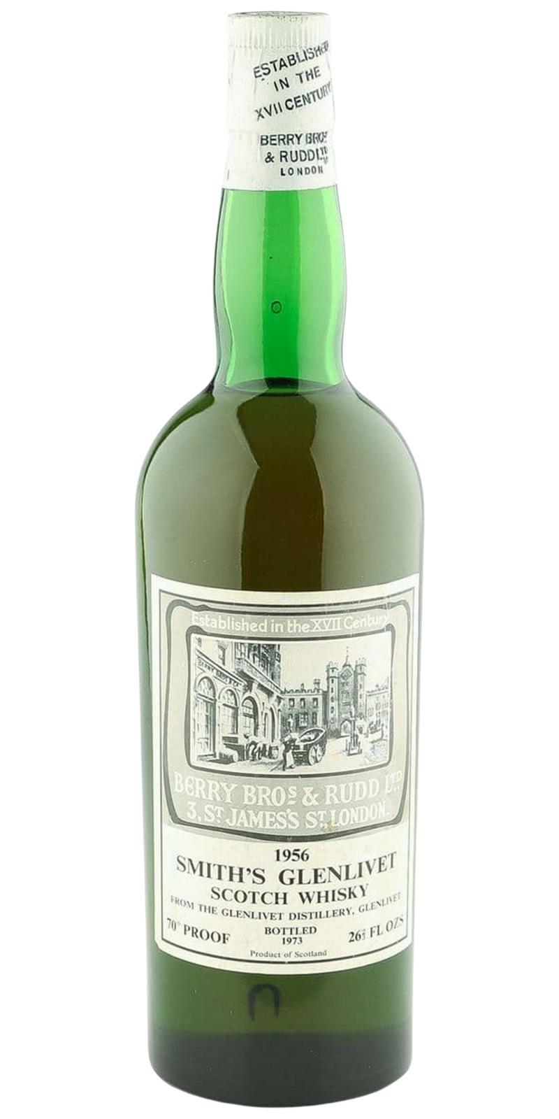 Glenlivet 1956 BR  Smith's Glenlivet