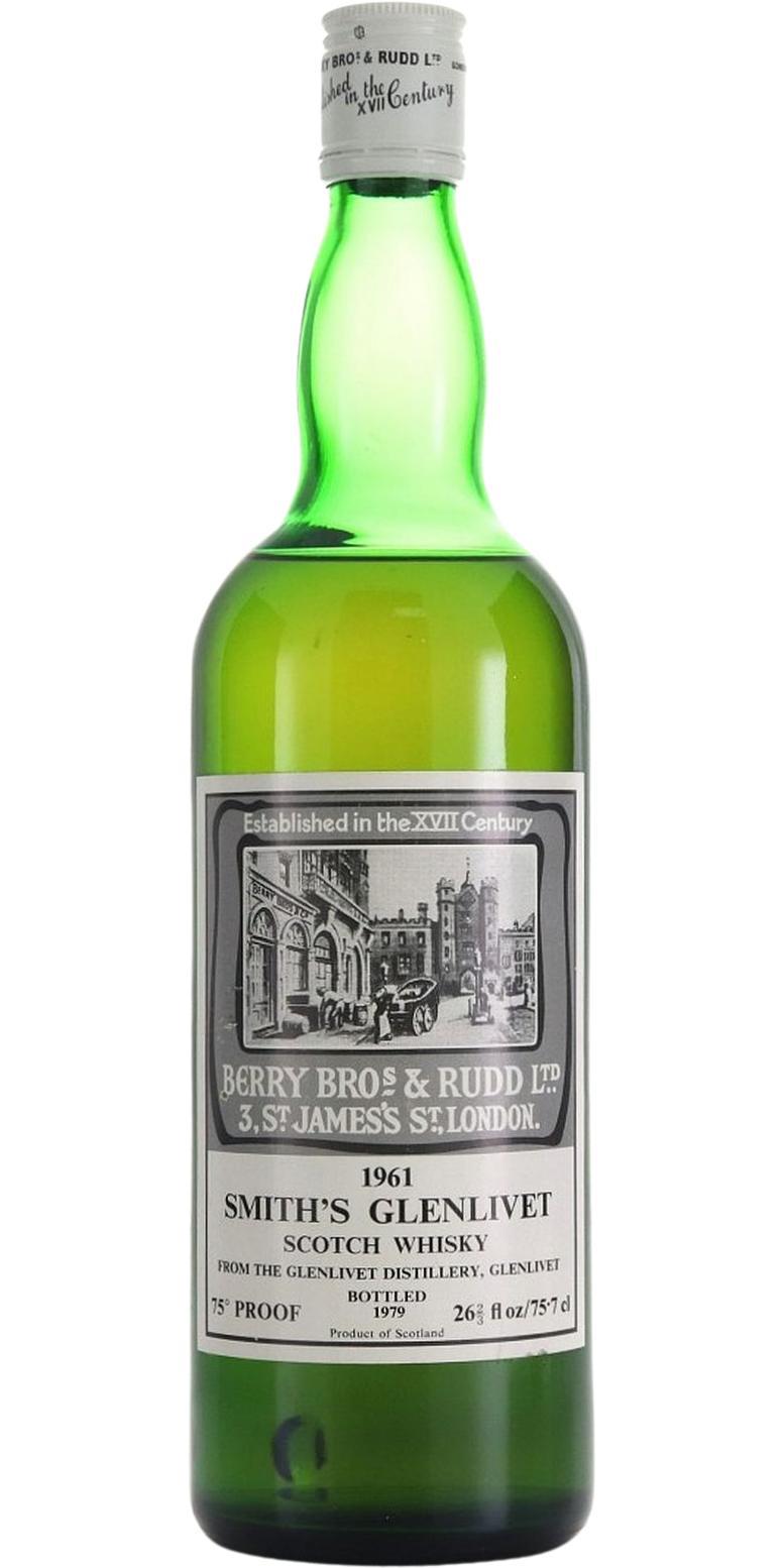 Glenlivet 1961 BR  Smith's Glenlivet