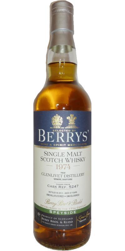 Glenlivet 1974 BR  Berrys'