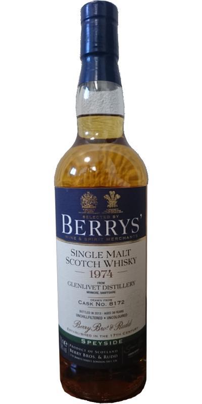 Glenlivet 1974 BR  Berrys'