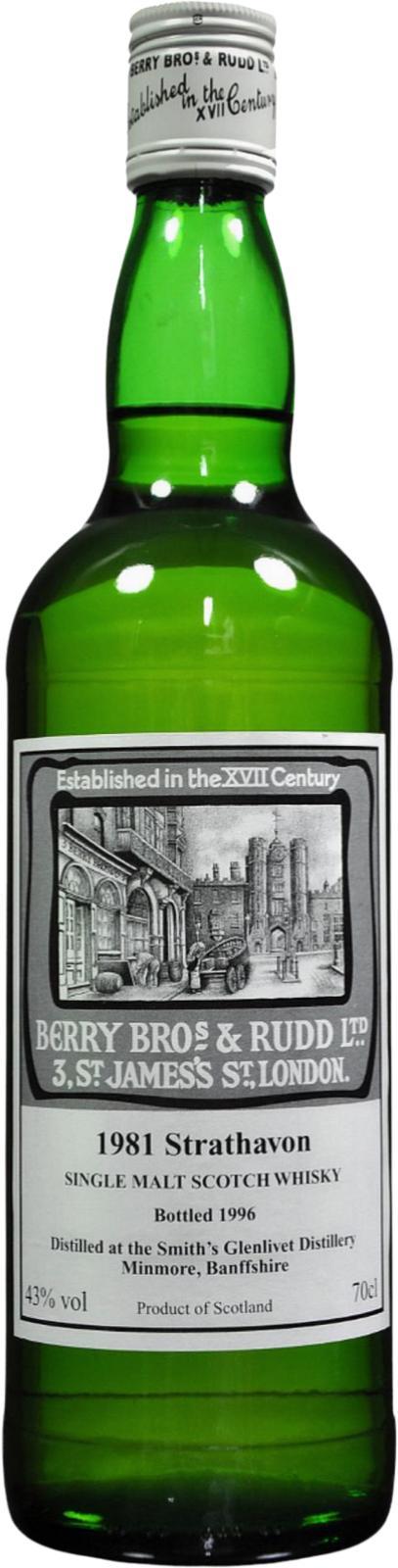 Glenlivet 1981 BR  Strathavon