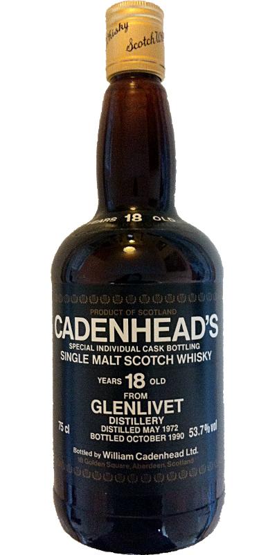 Glenlivet 1972 CA  Dumpy Bottle