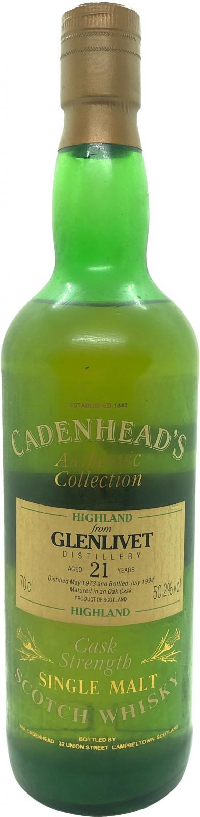 Glenlivet 1973 CA  Authentic Collection