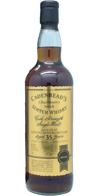 Glenlivet 1976 Minmore CA  Chairman's Stock