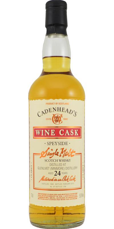 Glenlivet 1988 CA  Wood Range - Wine Cask