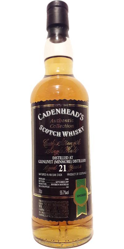 Glenlivet 1988 Minmore CA  Authentic Collection