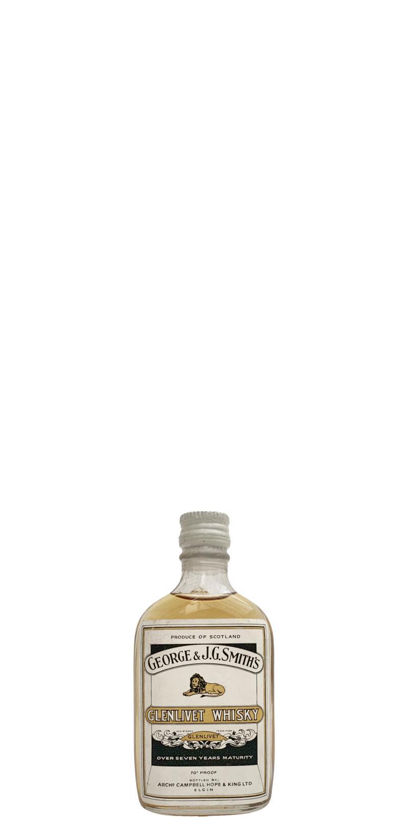 Glenlivet 07-year-old CH&K  George & J.G. Smith's