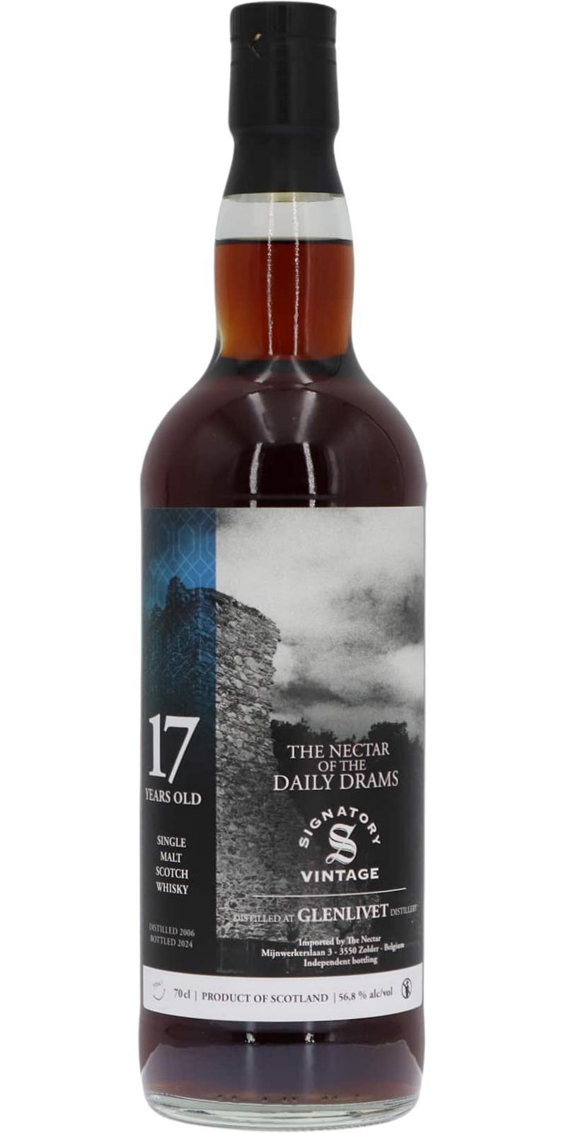 Glenlivet 2006 DD  Joint bottling with Signatory Vintage