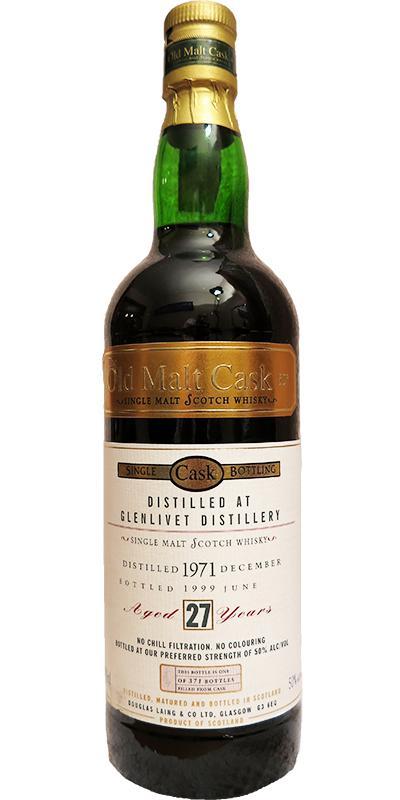Glenlivet 1971 DL  The Old Malt Cask