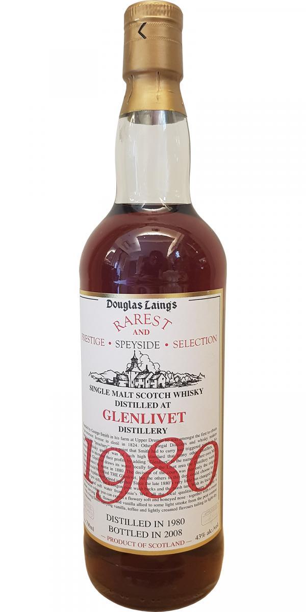 Glenlivet 1980 DL  Rarest and Prestige Selection