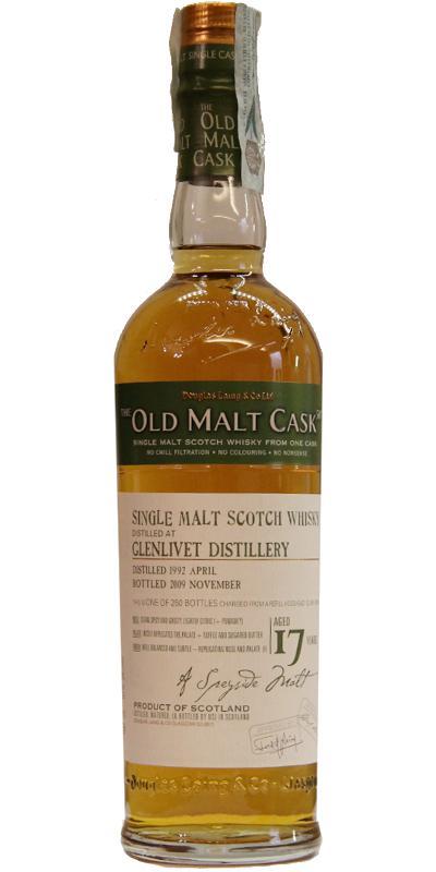 Glenlivet 1992 DL  The Old Malt Cask